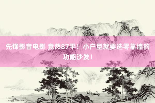 先锋影音电影 竟然87平!小户型就要选零靠墙的功能沙发!